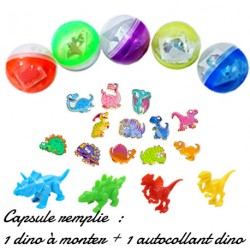 CAPSULE DINO : 2 JOUETS DINO À COLLECTIONNER
