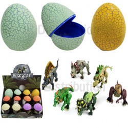 OEUF GM + DINOSAURE A MONTER 8/9 pièces
