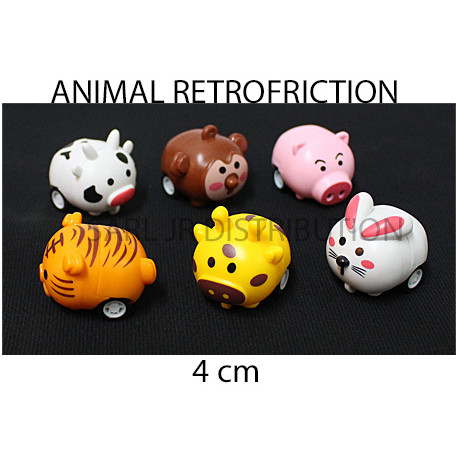 ANIMAL ZOO / FERME  4cm RETROFRICTION