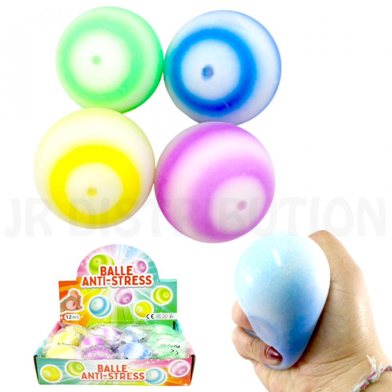 Balle antistress cervelle, 6,5 cm, multicolore - jouet kermesse – MONDOCASH